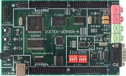 ICETEK-VC5509-AE：VC5509全功能评估板